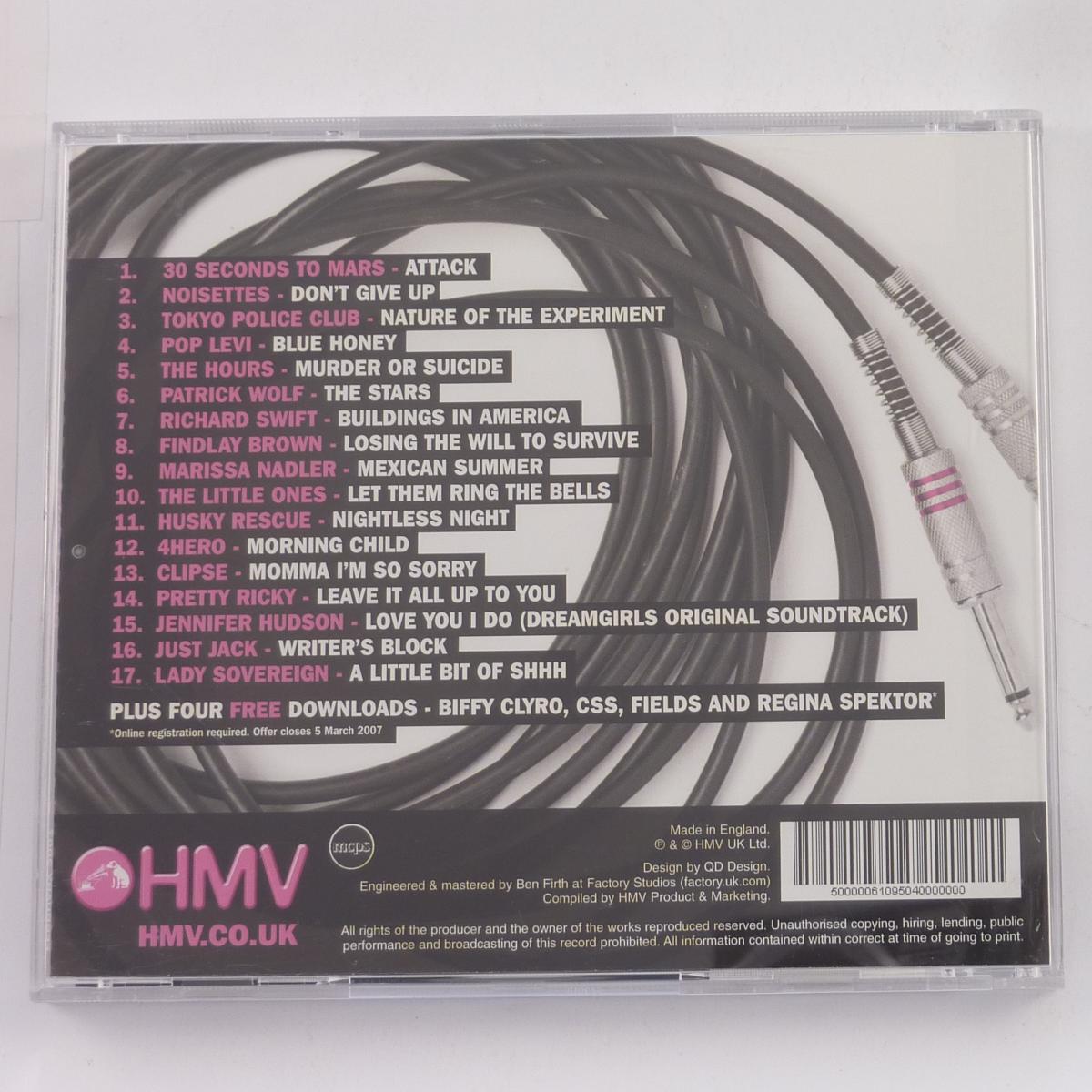 Various New Music Playlist February 2007 CD Compilation Sampler