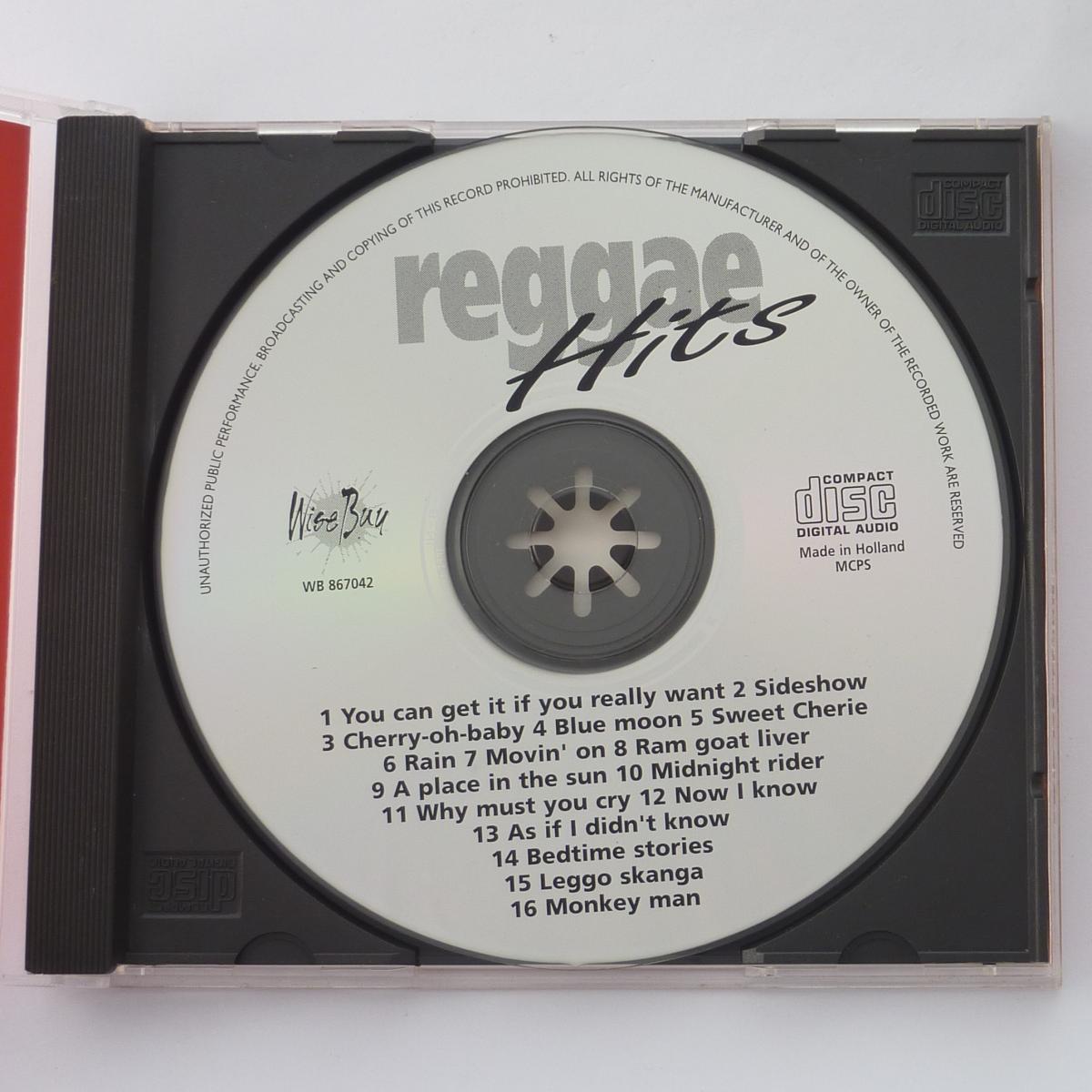 Various Reggae Hits CD Compilation