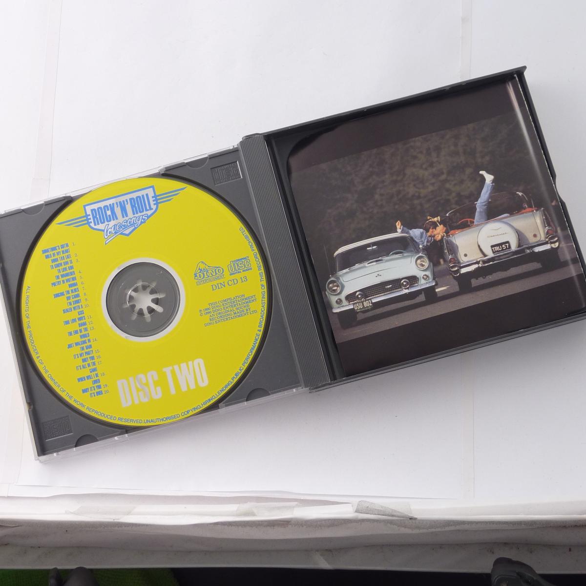 Various Rock 'N' Roll Love Songs 2 × CD Compilation MPO