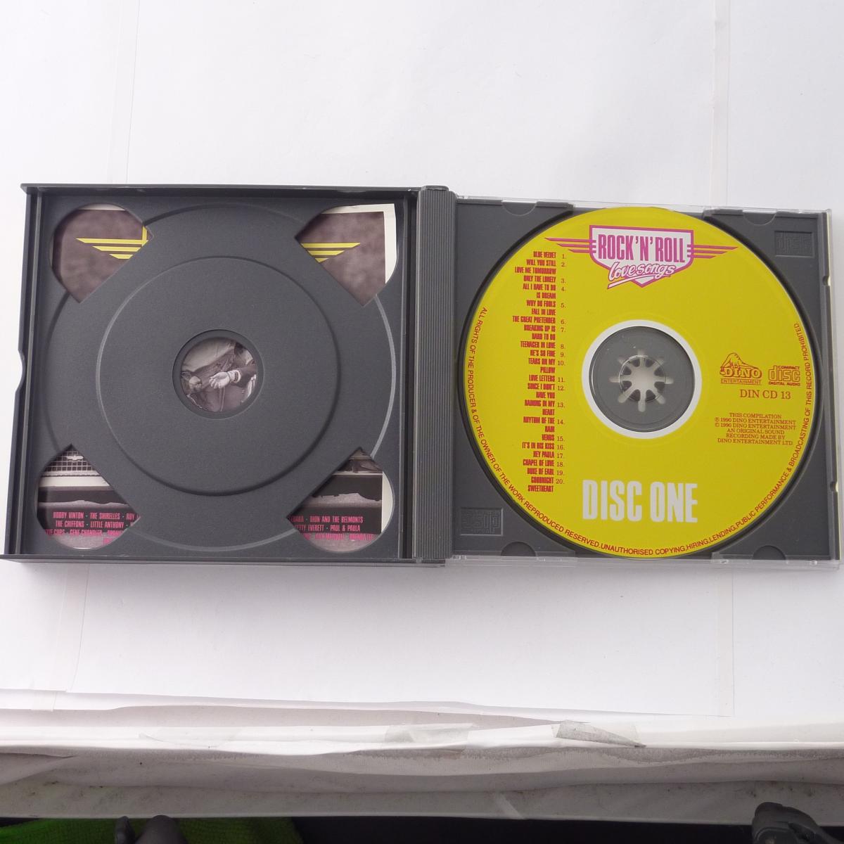 Various Rock 'N' Roll Love Songs 2 × CD Compilation MPO