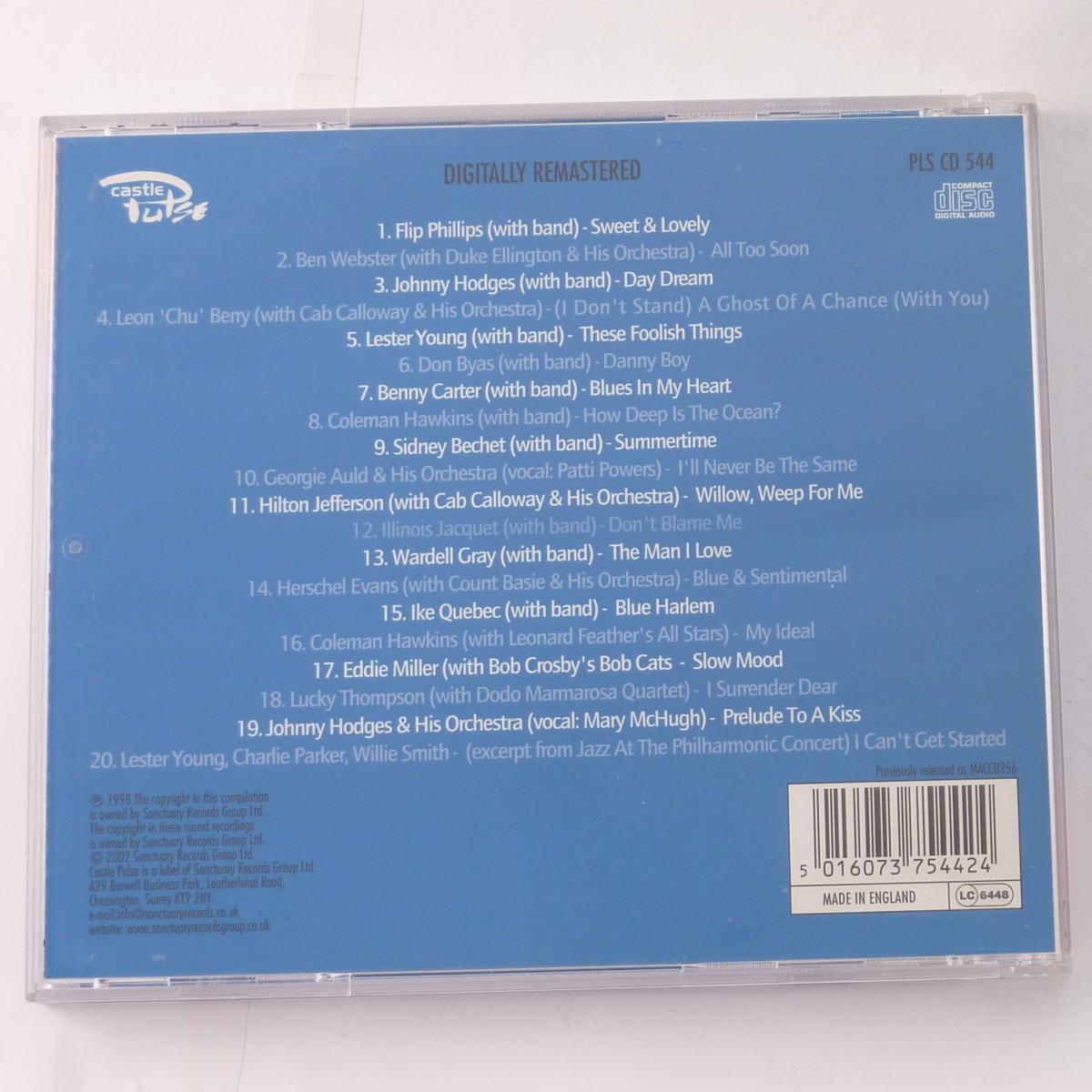 Various Sax On Silk CD Compilation