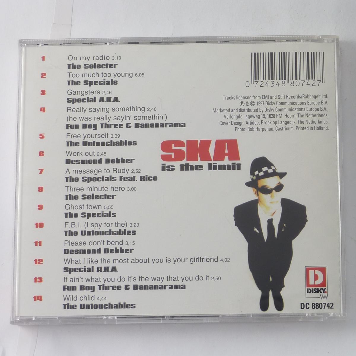 Various Ska Is The Limit CD Compilation