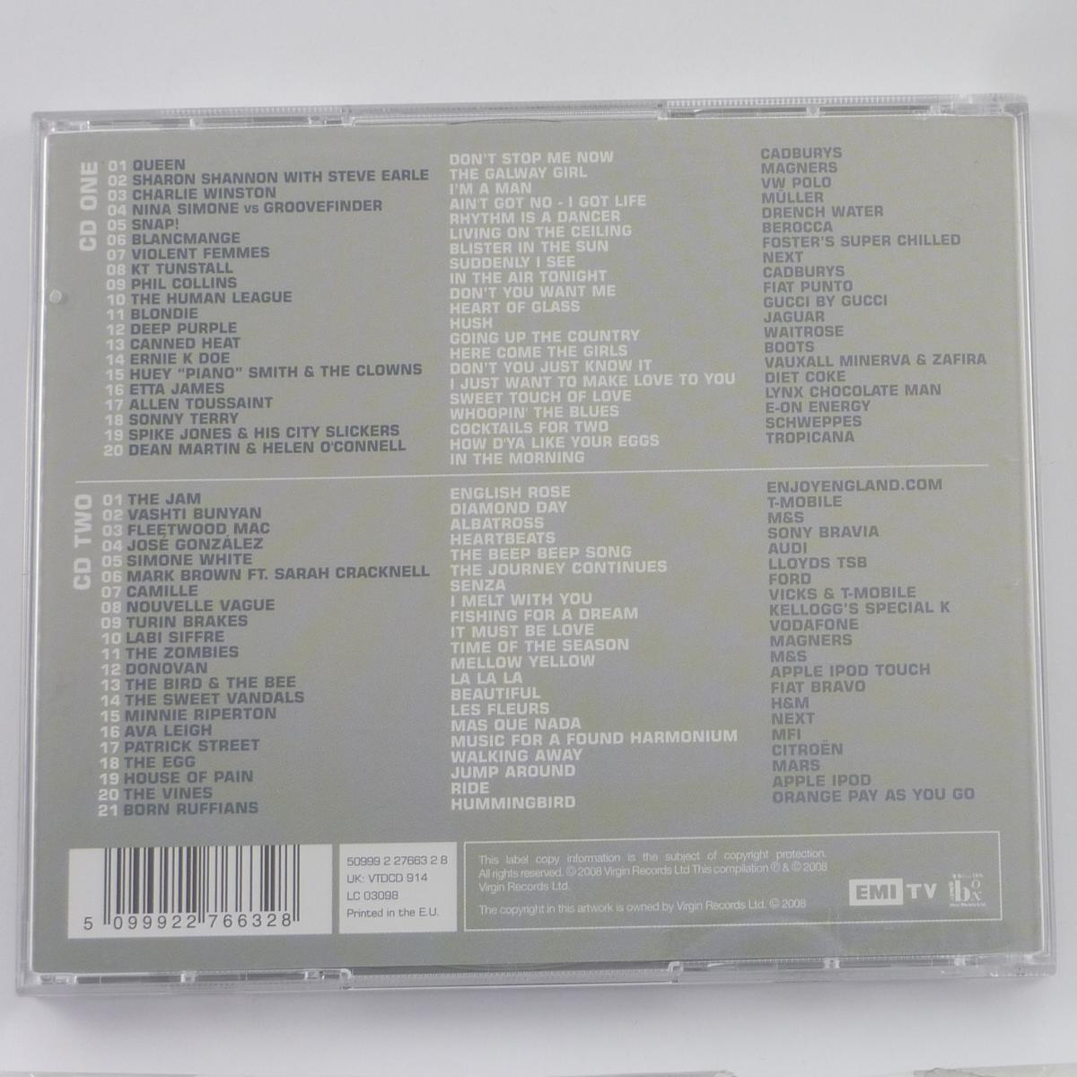 Various TV Ad Songs 2 × CD Compilation