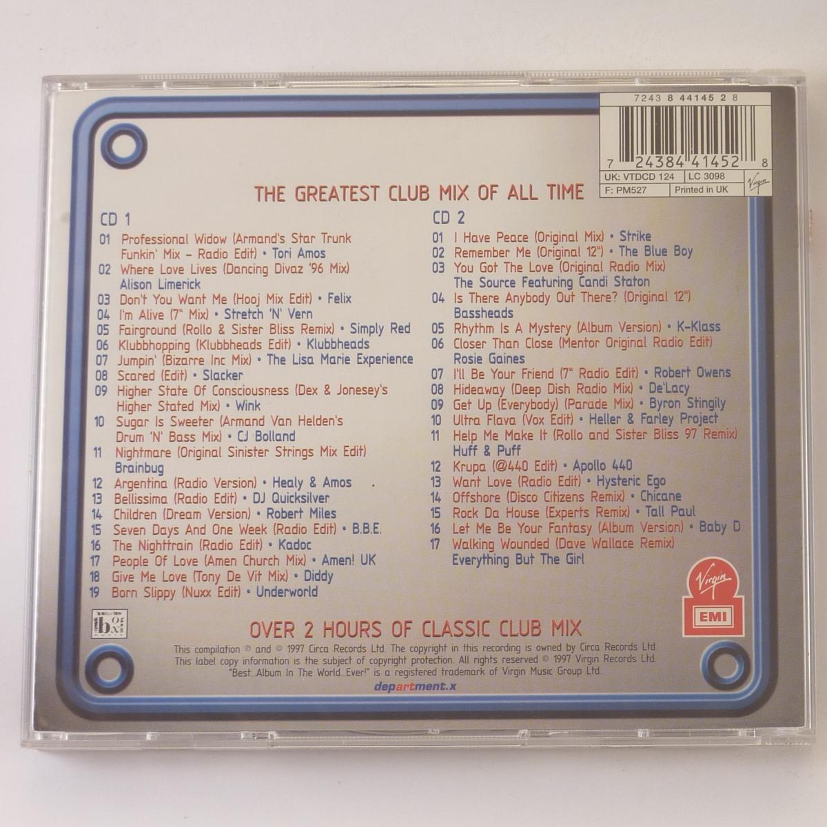 Various The Best Club Anthems...Ever! 2 × CD Compilation Mixed Stereo