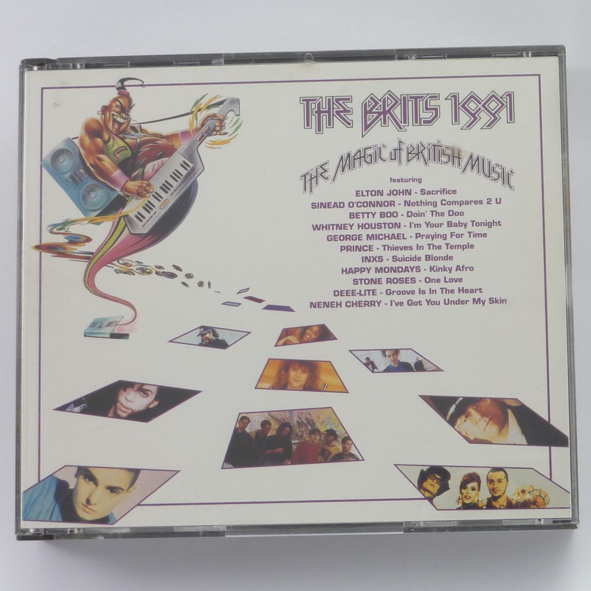 Various The Brits 1991 (The Magic Of British Music) 2 × CD Compilation PDO Pressing