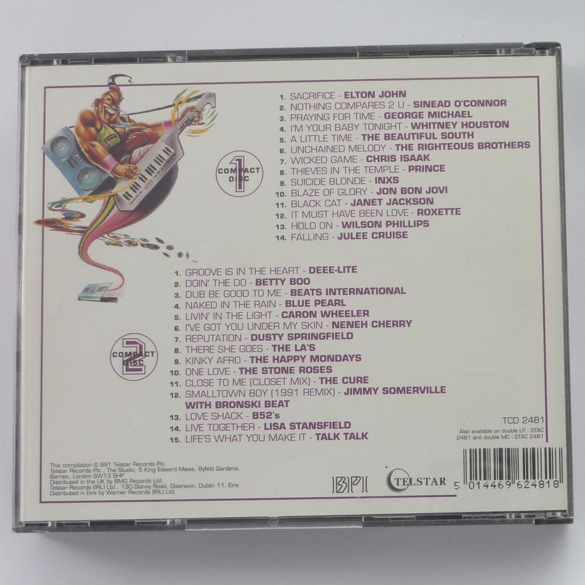 Various The Brits 1991 (The Magic Of British Music) 2 × CD Compilation PDO Pressing