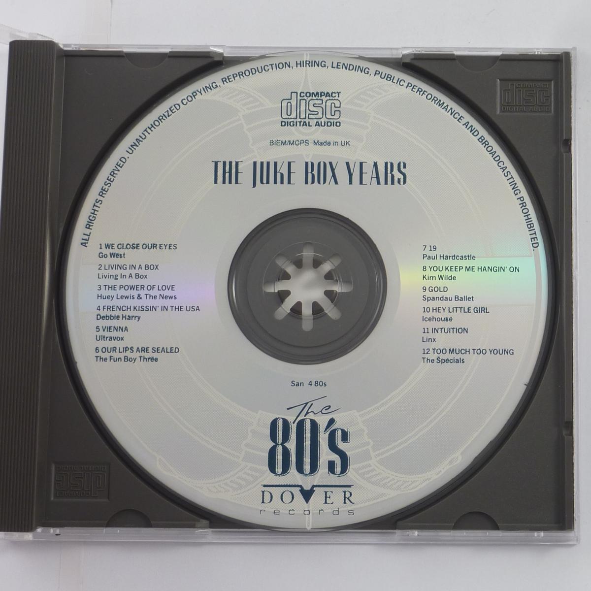 Various The Juke Box Years - The 80's CD Compilation