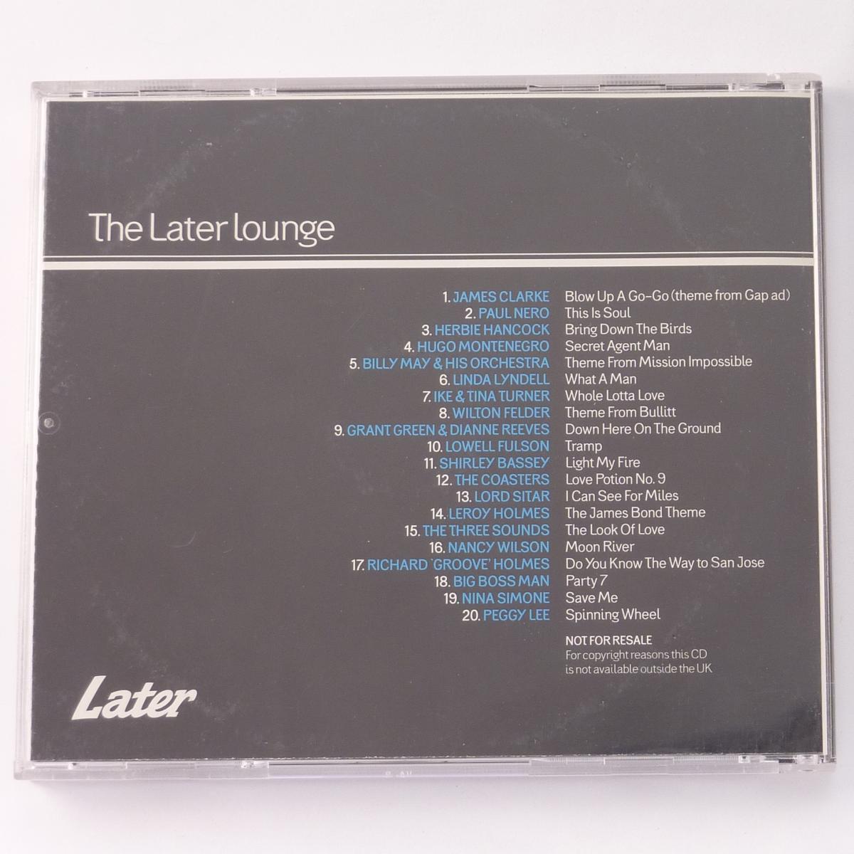 Various The Later Lounge CD Compilation