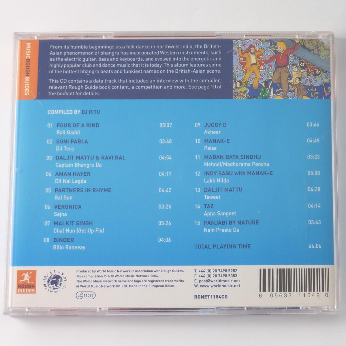 Various The Rough Guide To Bhangra Dance CD Compilation Enhanced