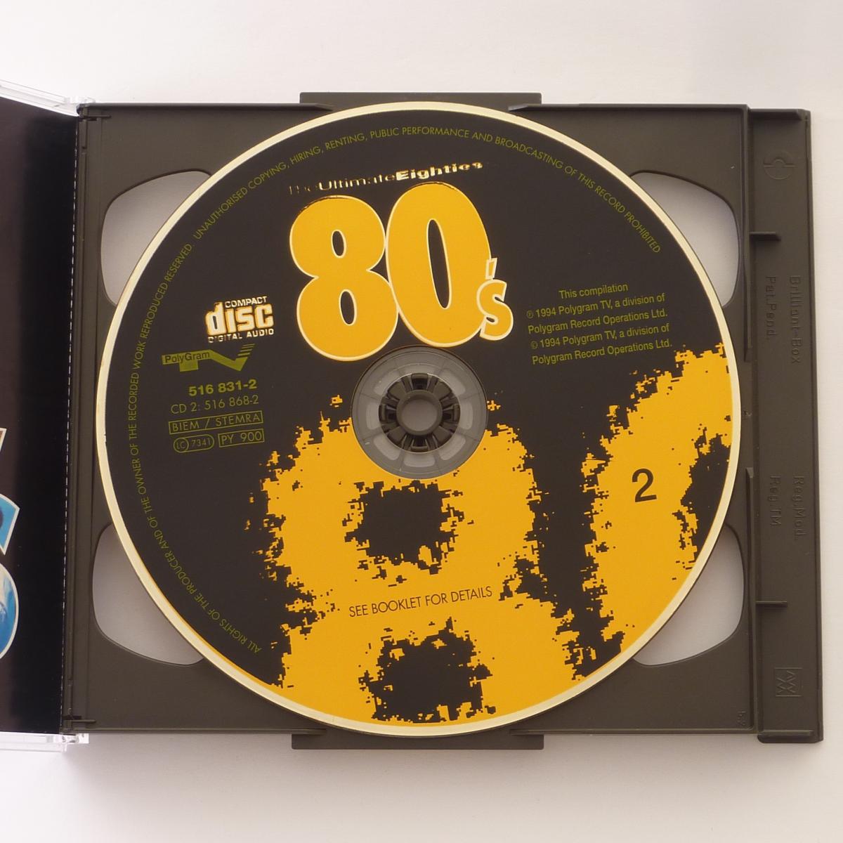 Various The Ultimate Eighties (The Album Of The Decade) 2 × CD Compilation