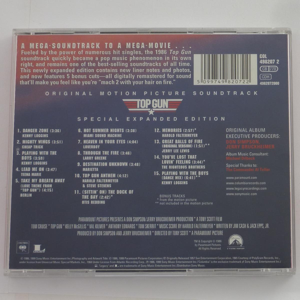 Various Top Gun - Original Motion Picture Soundtrack (Special Expanded Edition) CD Album Reissue Special Edition