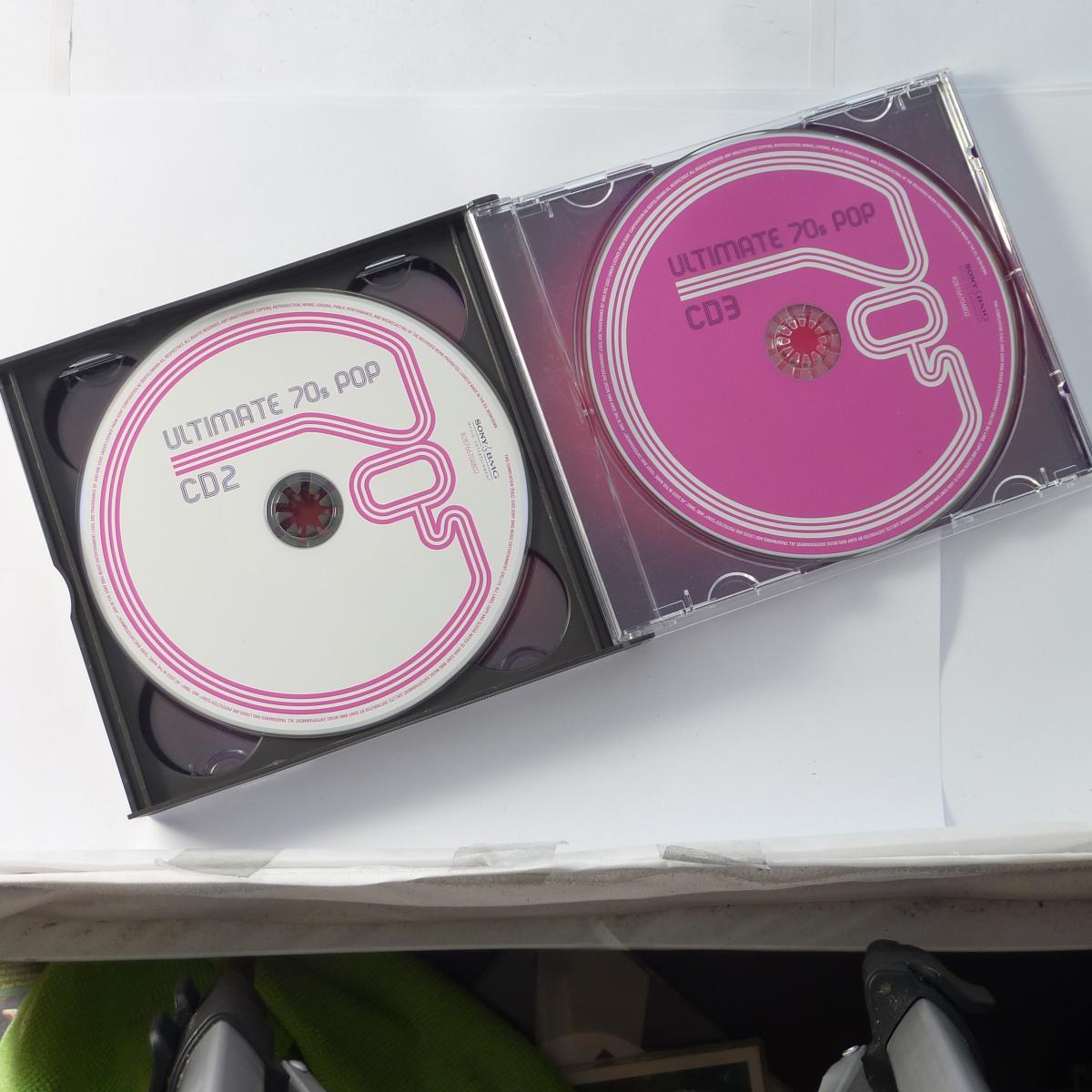 Various Ultimate 70s Pop 3 × CD Compilation