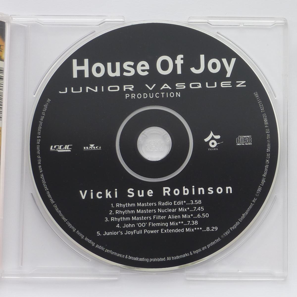 Vicki Sue Robinson House Of Joy CD Maxi-Single CD2