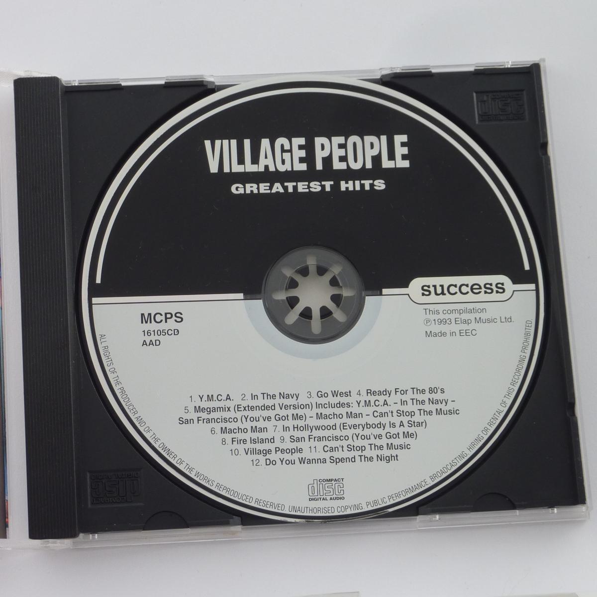 Village People Greatest Hits CD Compilation