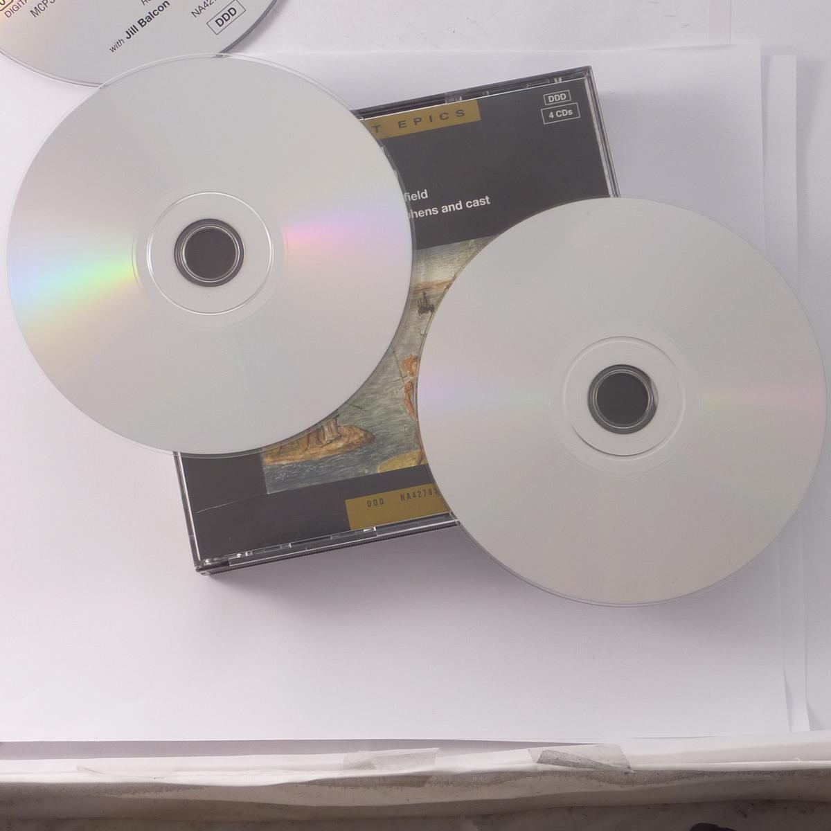 Virgil Read By Paul Scofield With Jill Balcon & Toby Stephens Aeneid 4 × CD Album