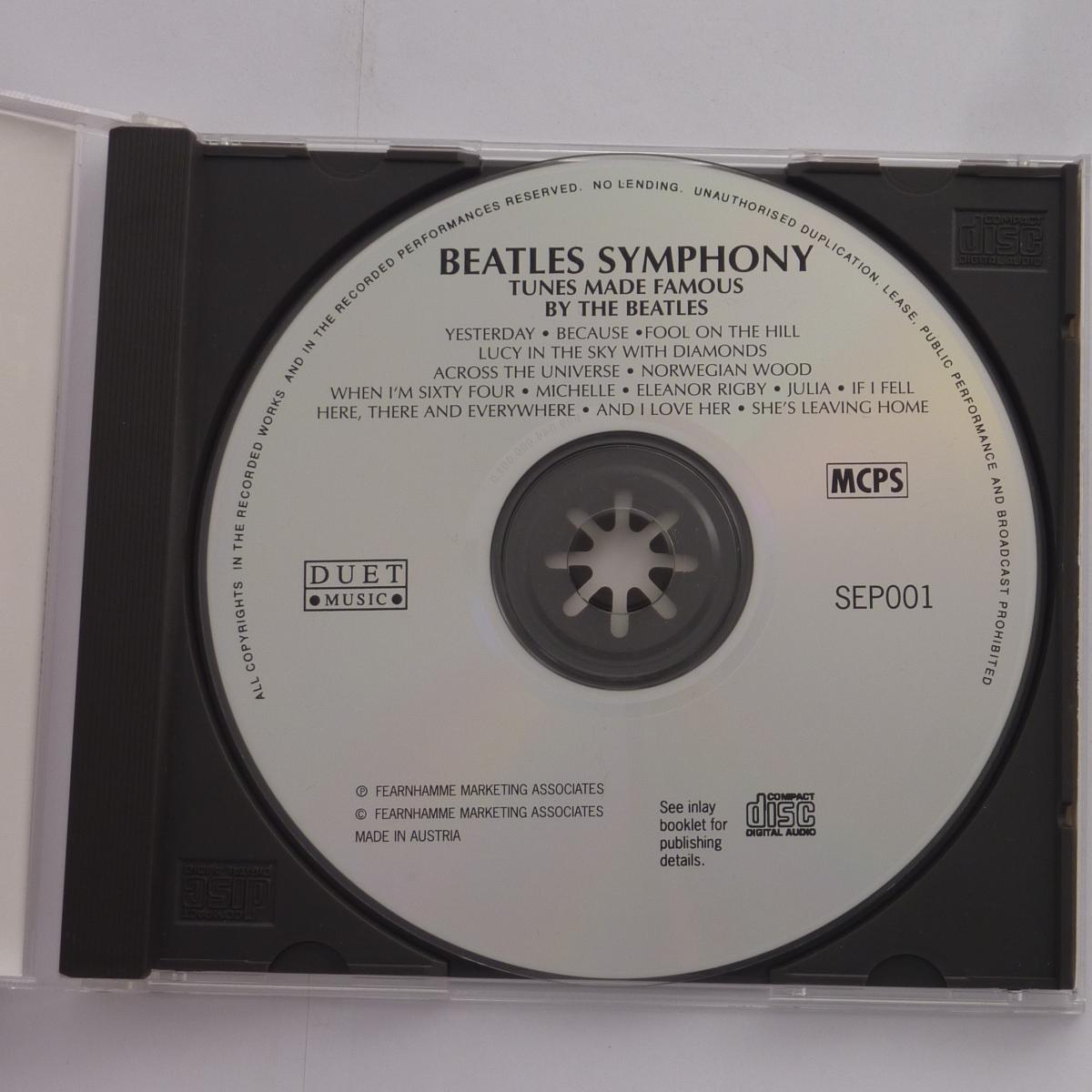 Wadim Brodki With Warsaw Philharmonic Orchestra Beatles Symphony (Tunes Made Famous By The Beatles) CD Album Remastered