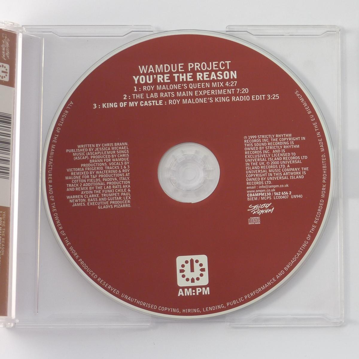 Wamdue Project You're The Reason CD Single