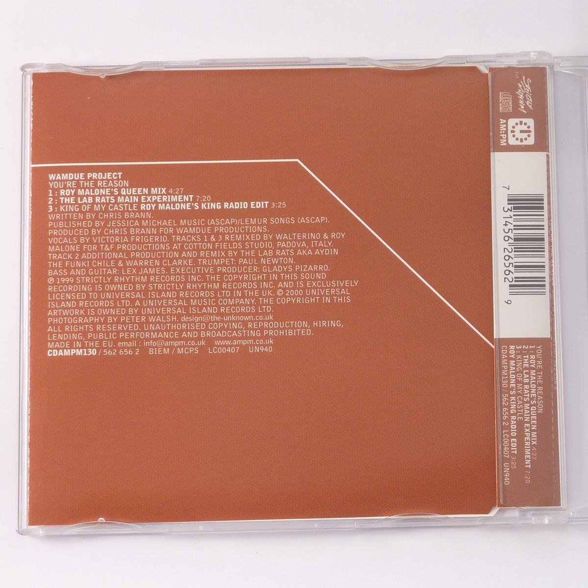 Wamdue Project You're The Reason CD Single