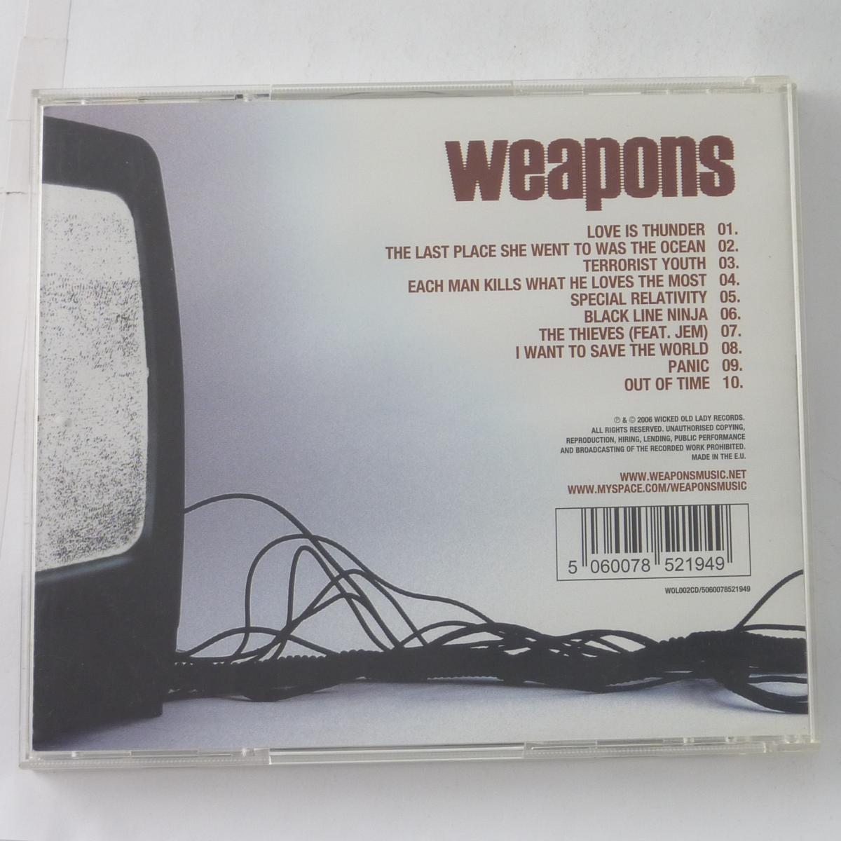 Weapons Weapons CD Album