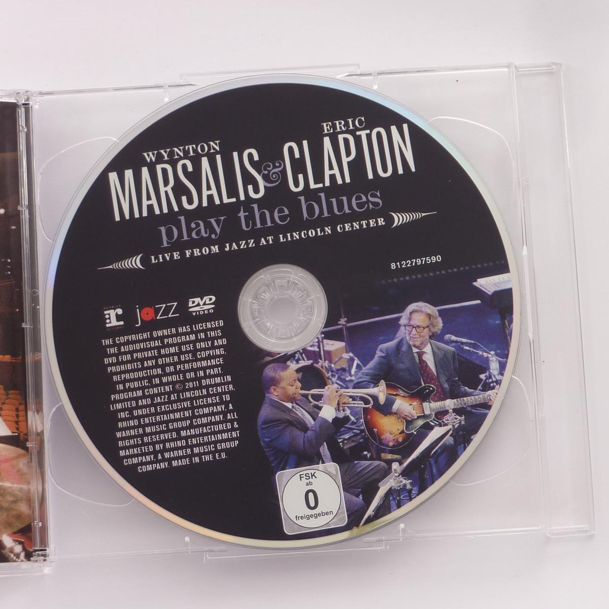 Wynton Marsalis & Eric Clapton Wynton Marsalis & Eric Clapton Play The Blues - Live From Jazz At Lincoln Center CD Album DVD DVD-Video All Media Deluxe Edition