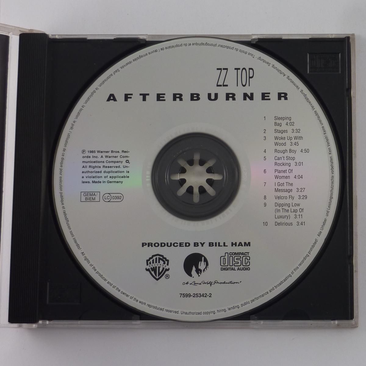 ZZ Top Afterburner CD Album Stereo MPO