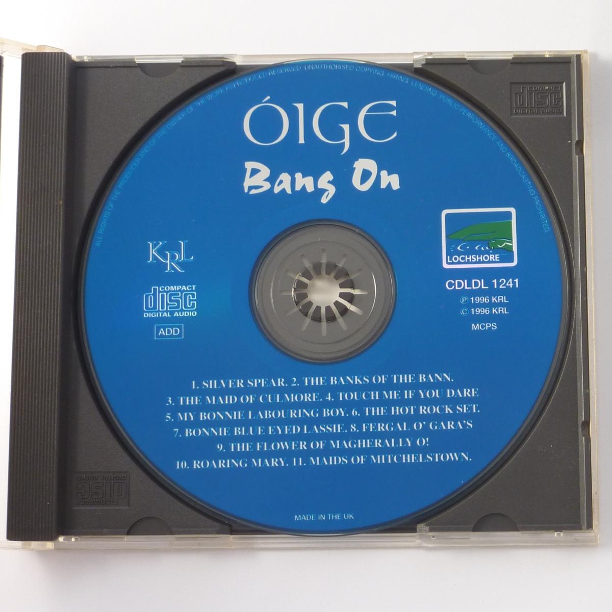 Óige Bang On CD Album