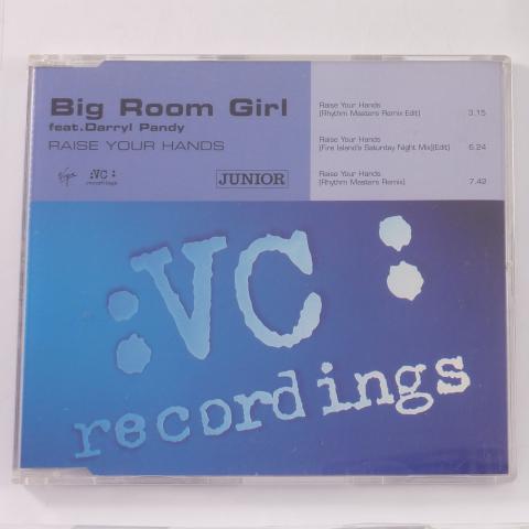 Big Room Girl Feat. Darryl Pandy Raise Your Hands CD Single