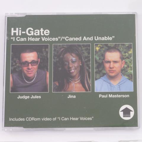 Hi-Gate I Can Hear Voices / Caned And Unable CD Single Enhanced