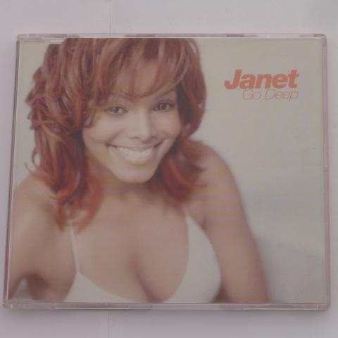 Janet Go Deep CD Single Swindon Pressing