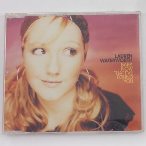 Lauren Waterworth Baby, Now That I've Found You CD Single Enhanced