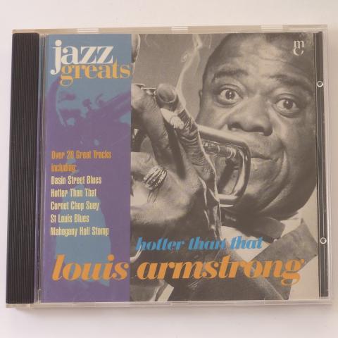 Louis Armstrong Hotter Than That CD Compilation Mono