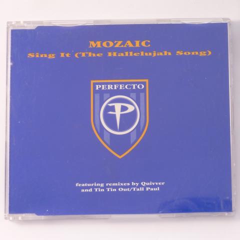 Mozaic Sing It (The Hallelujah Song) CD Single Disctronics S