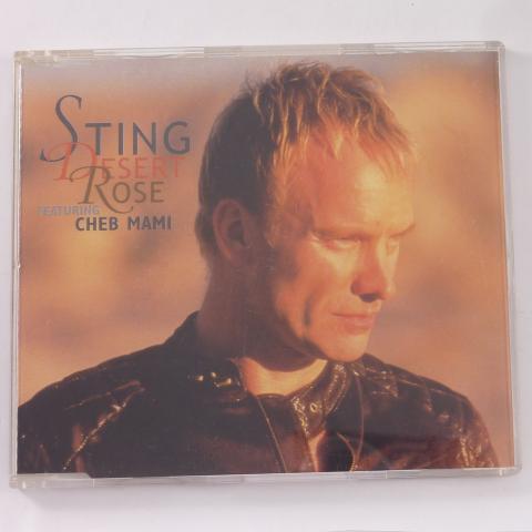 Sting Featuring Cheb Mami Desert Rose CD Single Enhanced